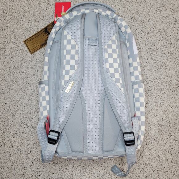 NWT SPRAYGROUND Knit SHARKS IN PARIS Cream DLX Backpack Soldout Limited Edition - Picture 15 of 16